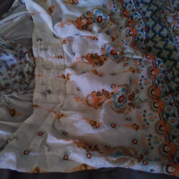 Babydoll halter tank floral large top boho… - Picture 3 of 5